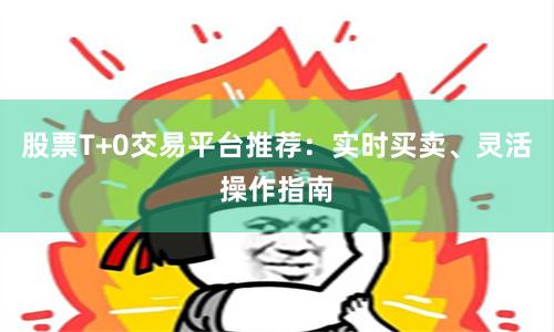 股票T+0交易平台推荐：实时买卖、灵活操作指南